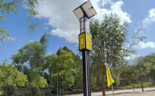 洛扎智慧路灯安装